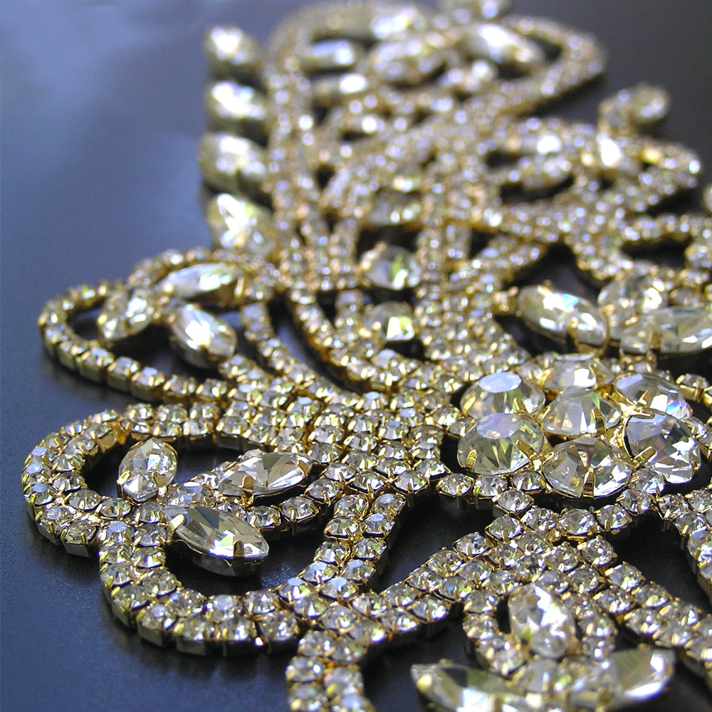 Wedding Statement Hair Accessories, Bridal Hair Accessories, Wedding Rhinestone Headpiece