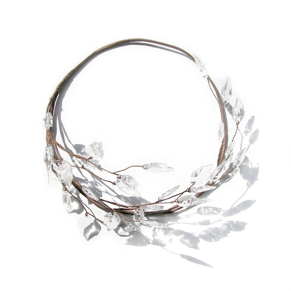 Handmade Leaf Hair Vine, Boho Wedding Hair Accessories, Rustic Wedding Headdress