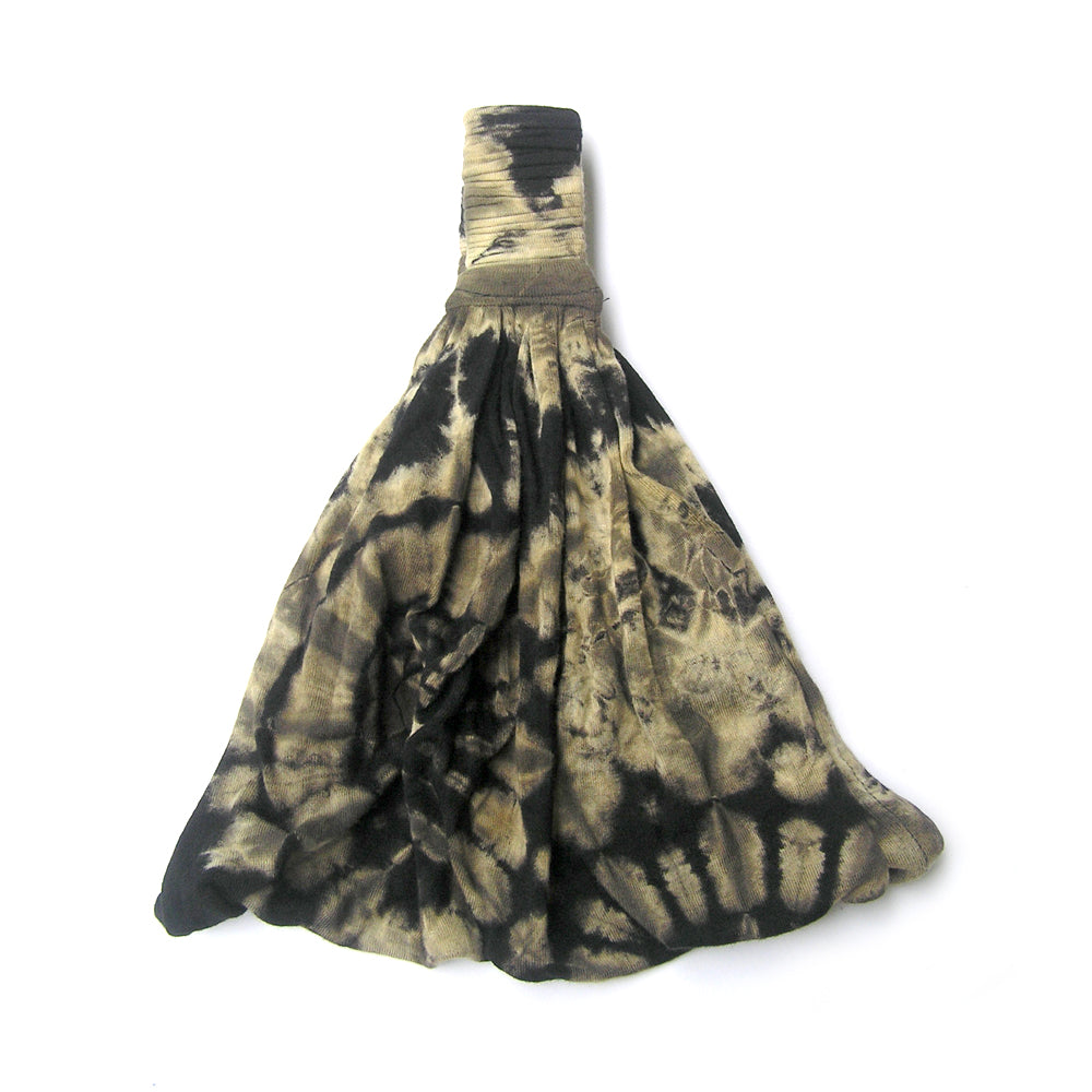 Black Headband Women with Pattern, Black Workout Headband, Black Tie Dye Hippie Headband