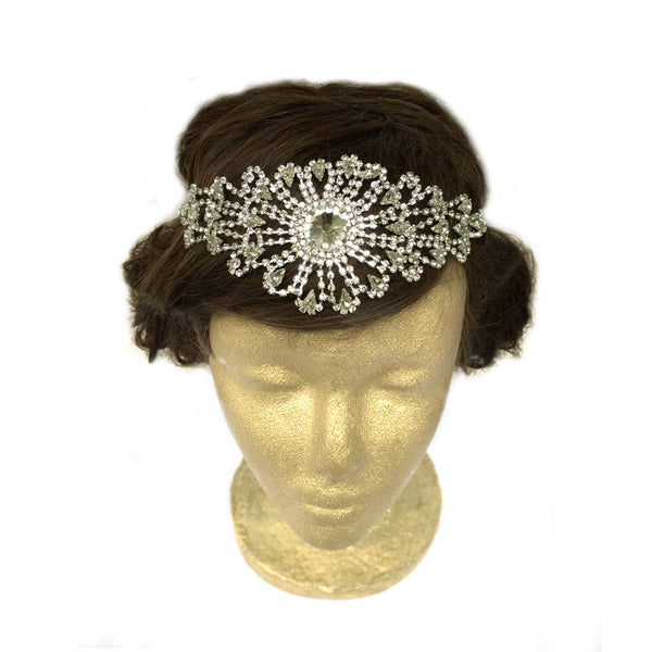 Bridal Hair Accessories, Rhinestone Headbands, Wedding Hair, 1920s Headpiece, Great Gatsby Headpiece