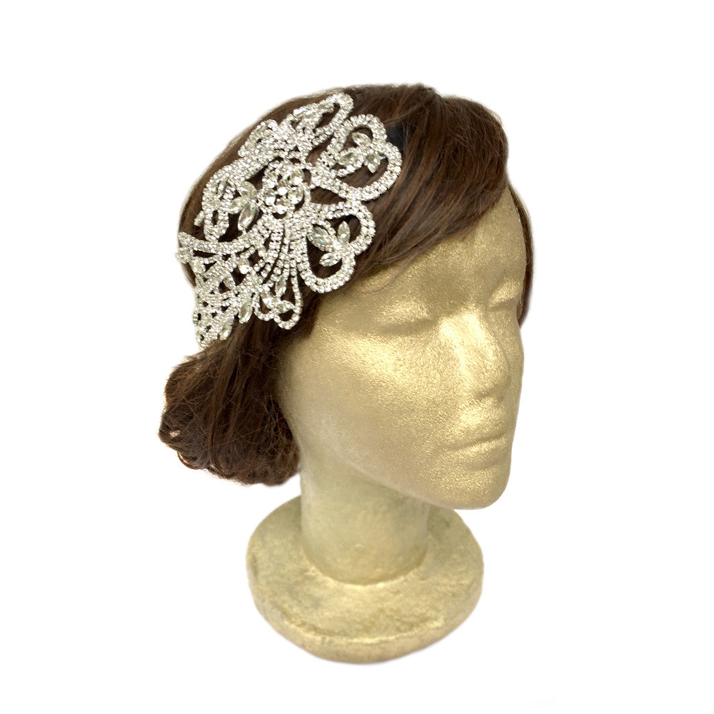Wedding Statement Hair Accessories, Bridal Hair Accessories, Wedding Rhinestone Headpiece