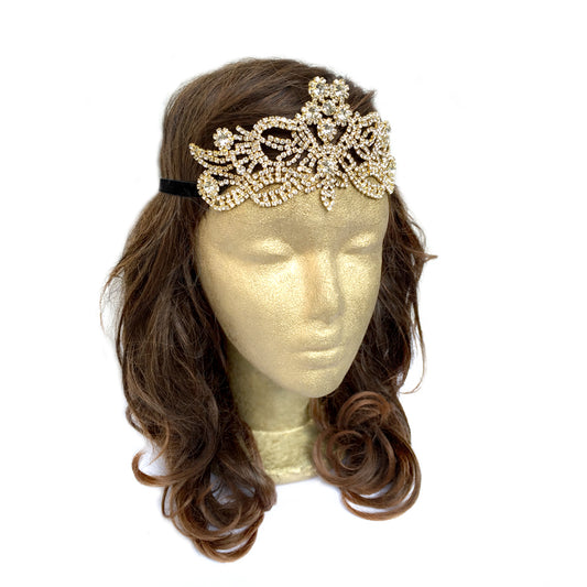 Boho Wedding Cown Tiara, Gold Silver Bridal Crown Hair Accessory, Celtic Elvish Hair
