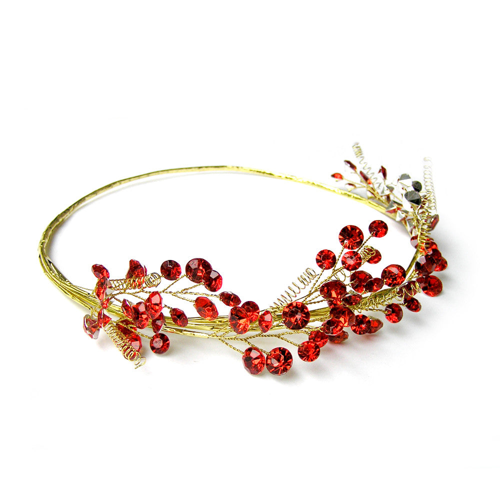 Red Hair Accessories, Hair Vine Wedding, Tiara Wedding Hair, Crown, Hair Wreath, Garden, Rustic