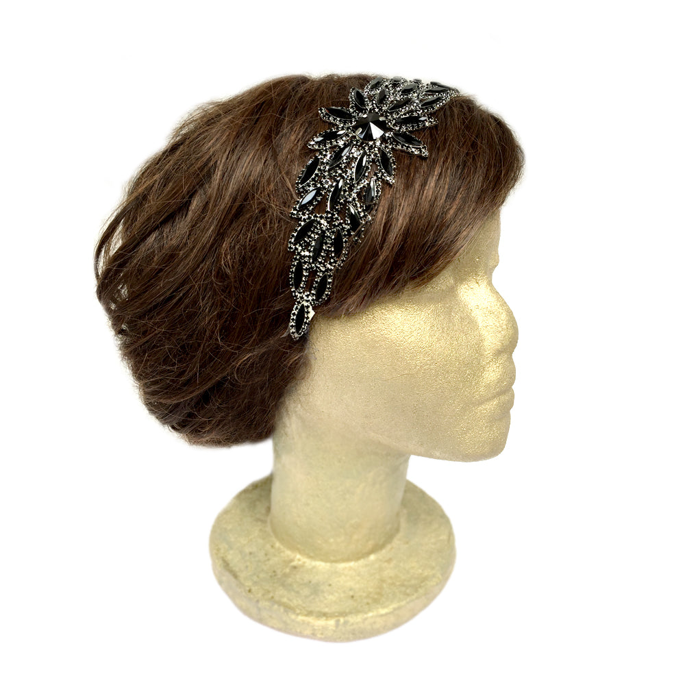 Leaf Hair Accessories, Red Wedding Hair Accessories, Red Headband, Prom Hair Accessories, Dark Blue, Black