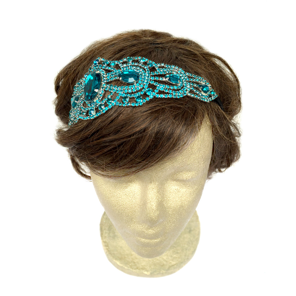 Mermaid Hair Accessories, Beach Wedding Hair Piece, Turquoise Hair Accessory, Pink Headpiece