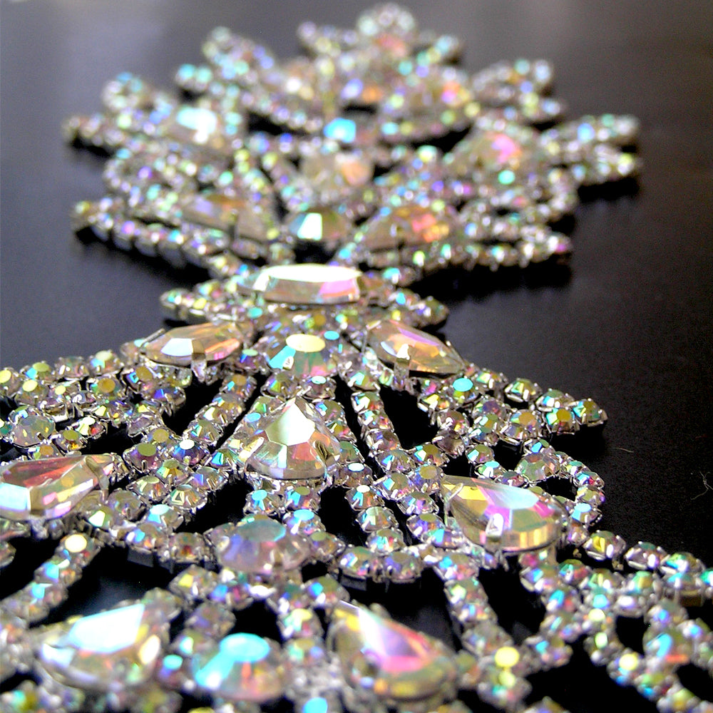 Gold Bridal Headpiece, Snowflake Headband Wedding, 1940s Vintage Style Hair Accessories