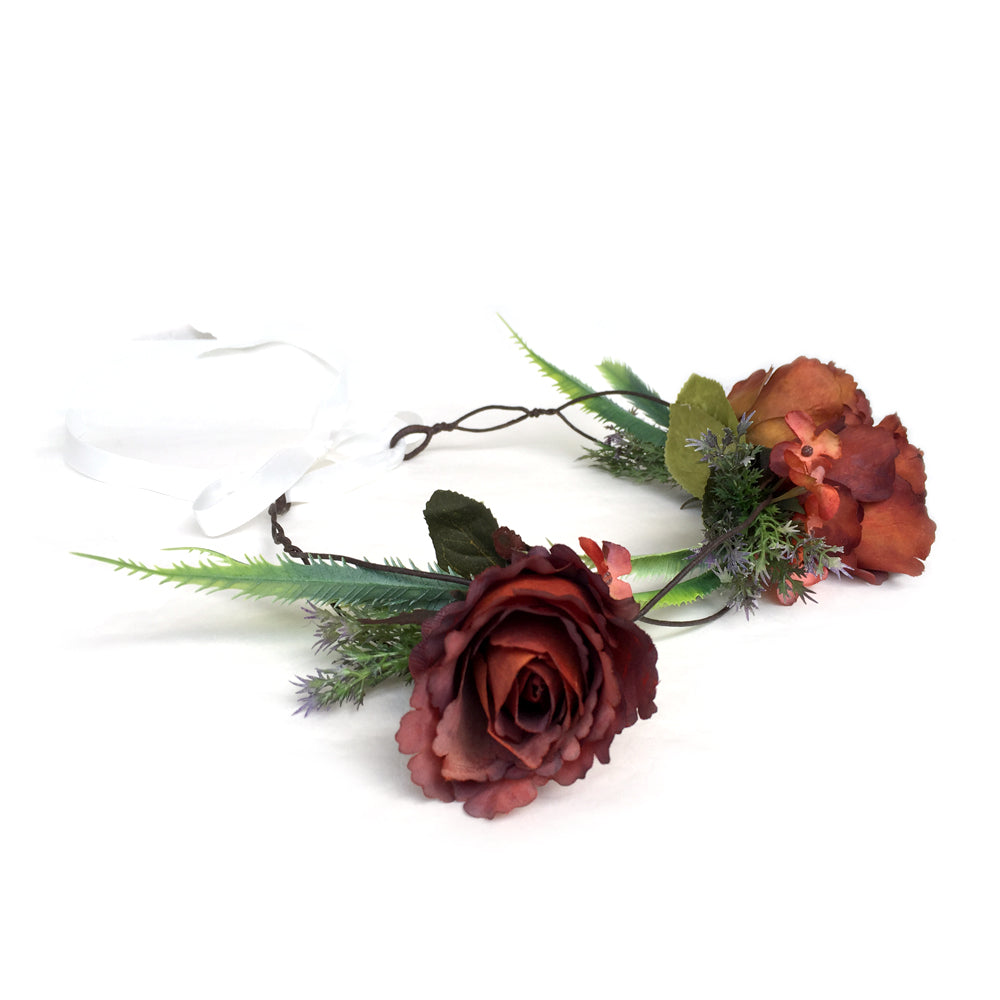 Rustic Wedding Hair Piece, Boho Bridal Hair Accessory, Costume Crown