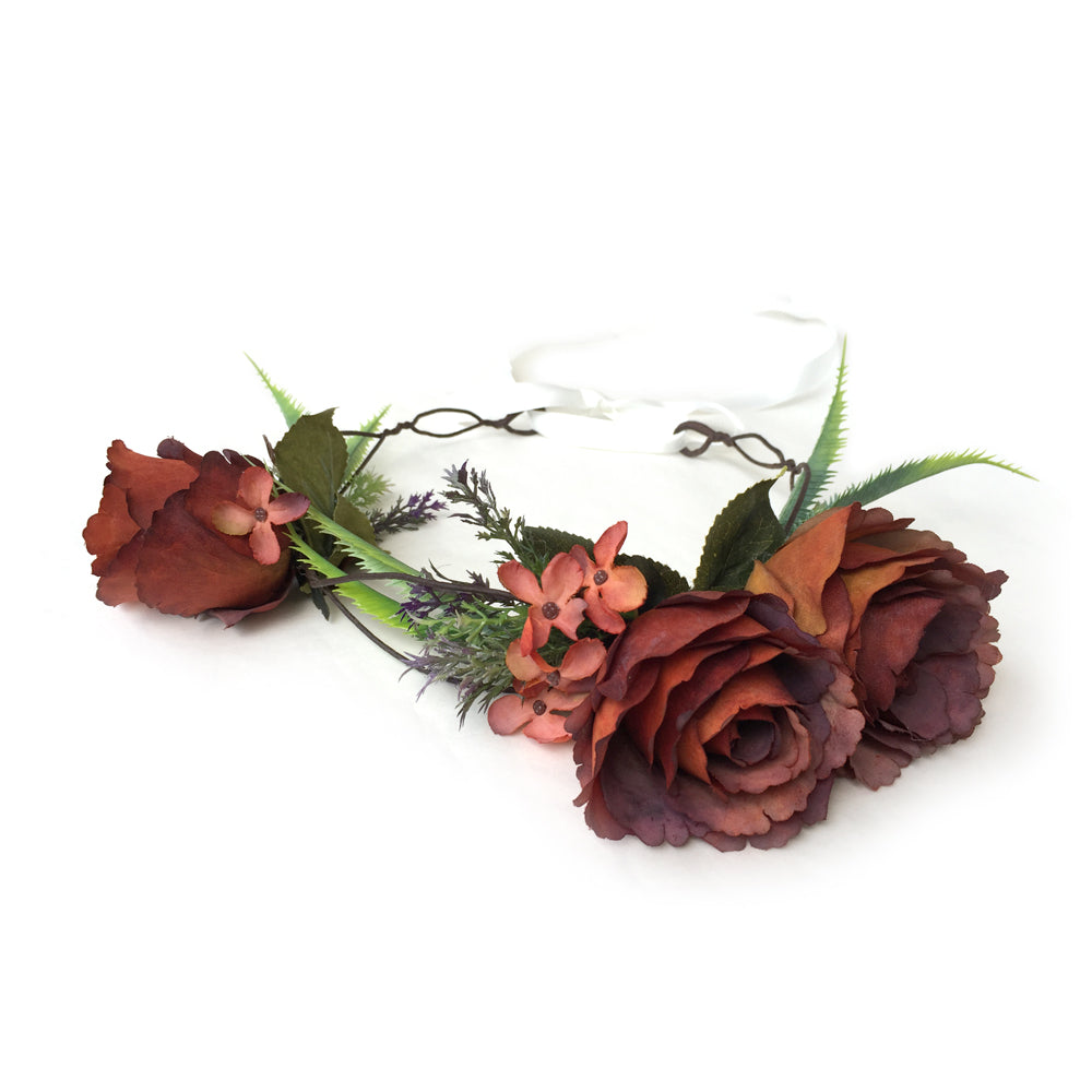 Rustic Wedding Hair Piece, Boho Bridal Hair Accessory, Costume Crown