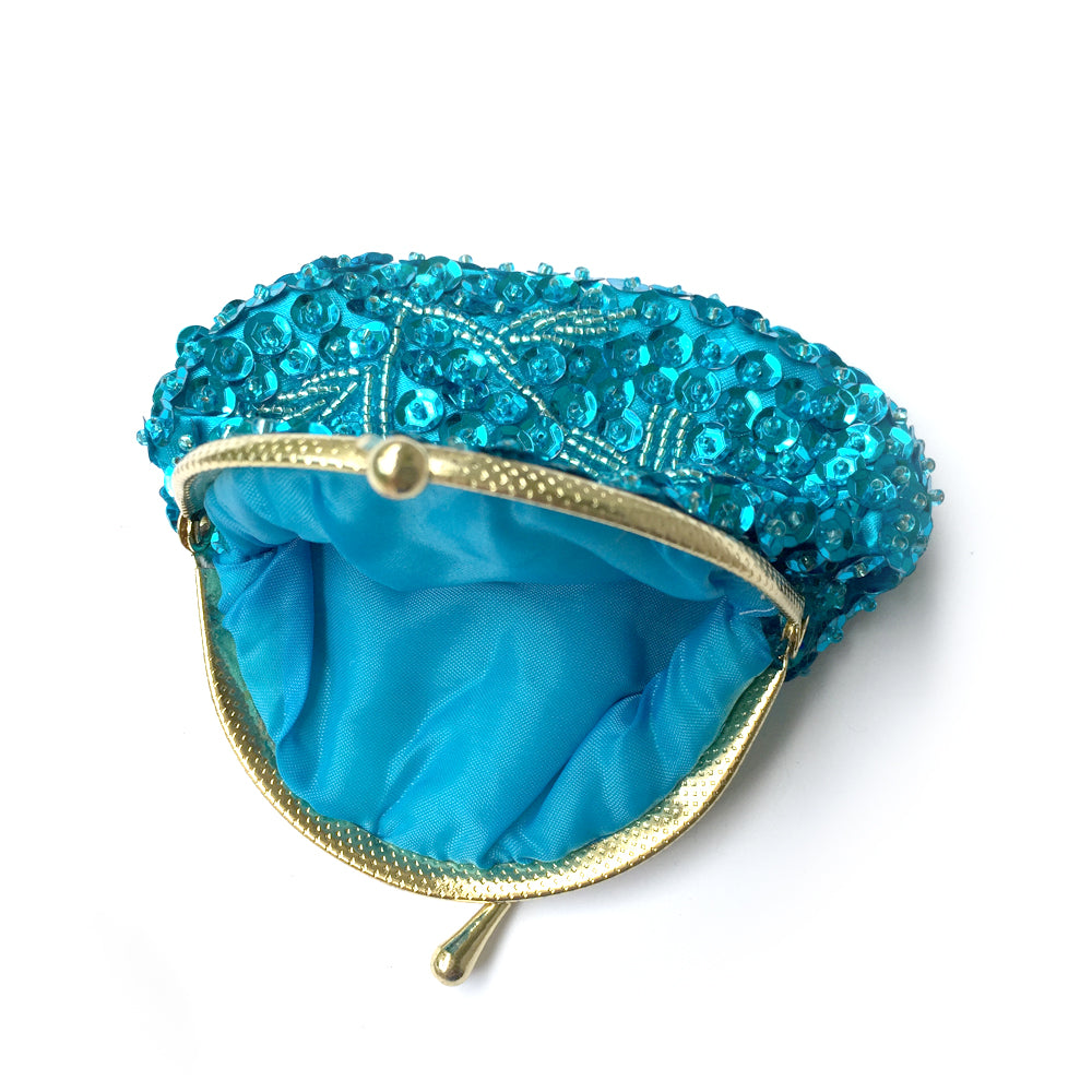 Monedero de lentejuelas de estilo vintage, bolsa pequeña, juego de favores de despedida de soltera, regalo de gallina