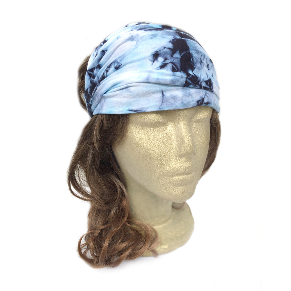 Extra Wide Scrunch Headband, Wide Boho Headband, Wide Boho Head Wrap