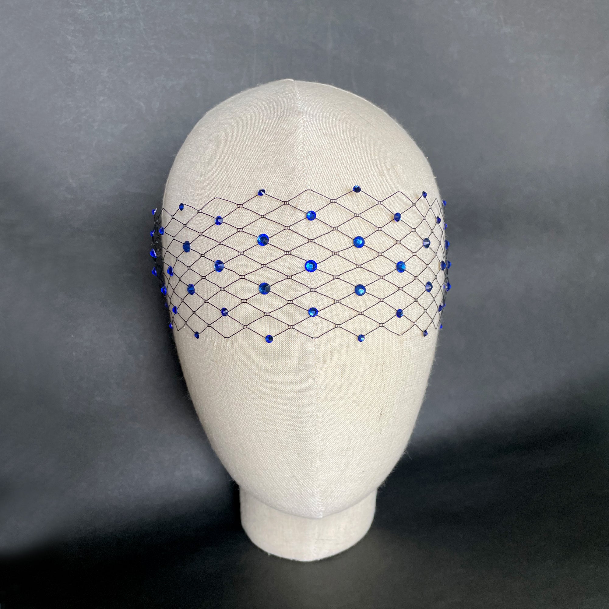 Crystal Veil Headband, Carnival Party Mask, Face Veil Mask, Prom Dance Mask, Formal Mask Makeup