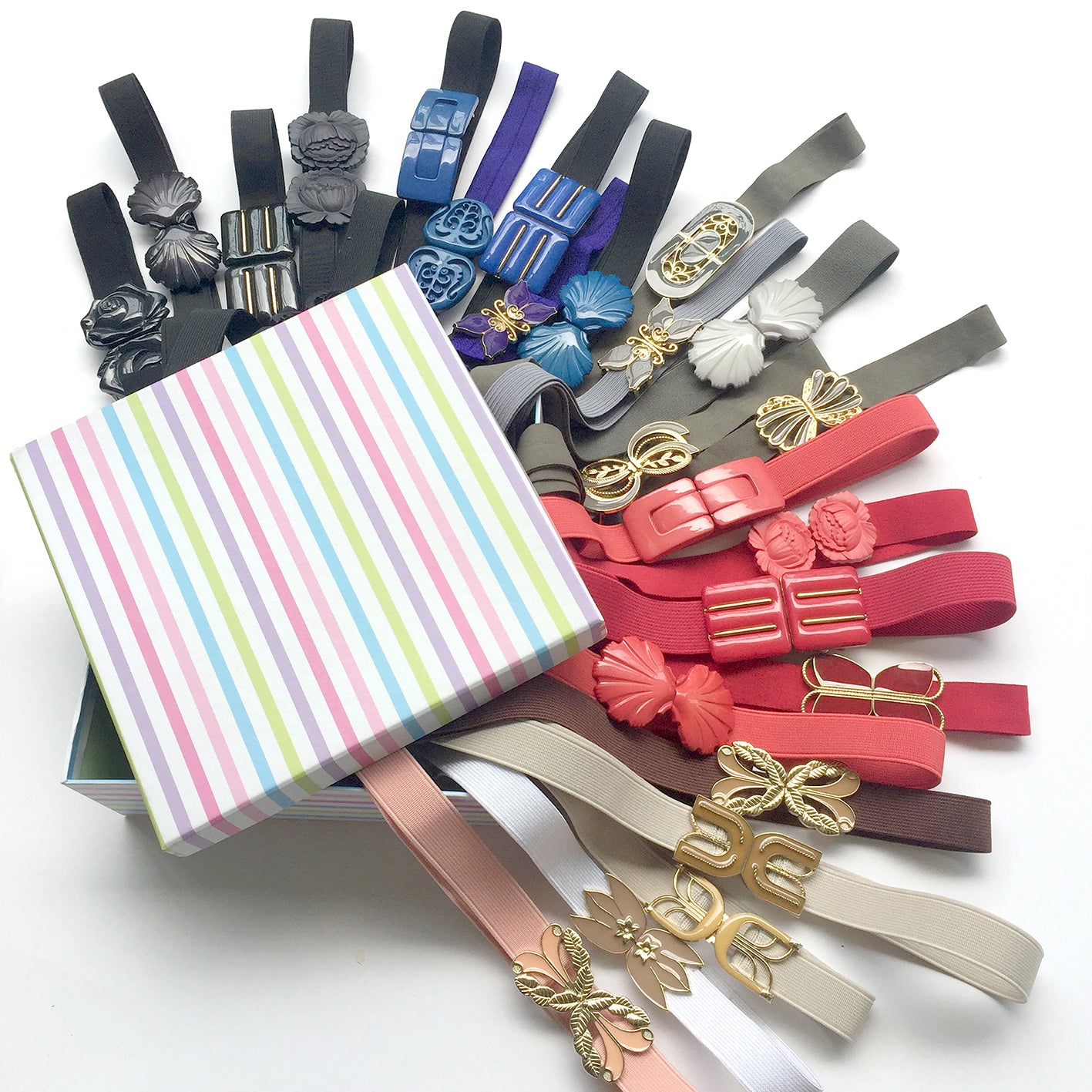 Vintage Belt Buckles Woman, Vintage Elastic Belt, Plus Size or Petite Belt Women, Custom Order Bulk Order