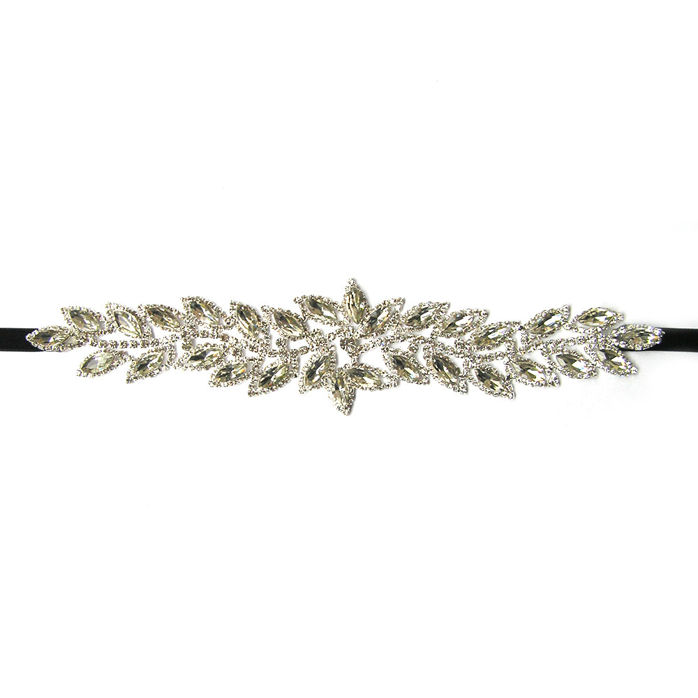 Vine Wedding Headband Bride, Gold Rhinestone Hair piece Wedding, Birthday Party, Boho Hippie