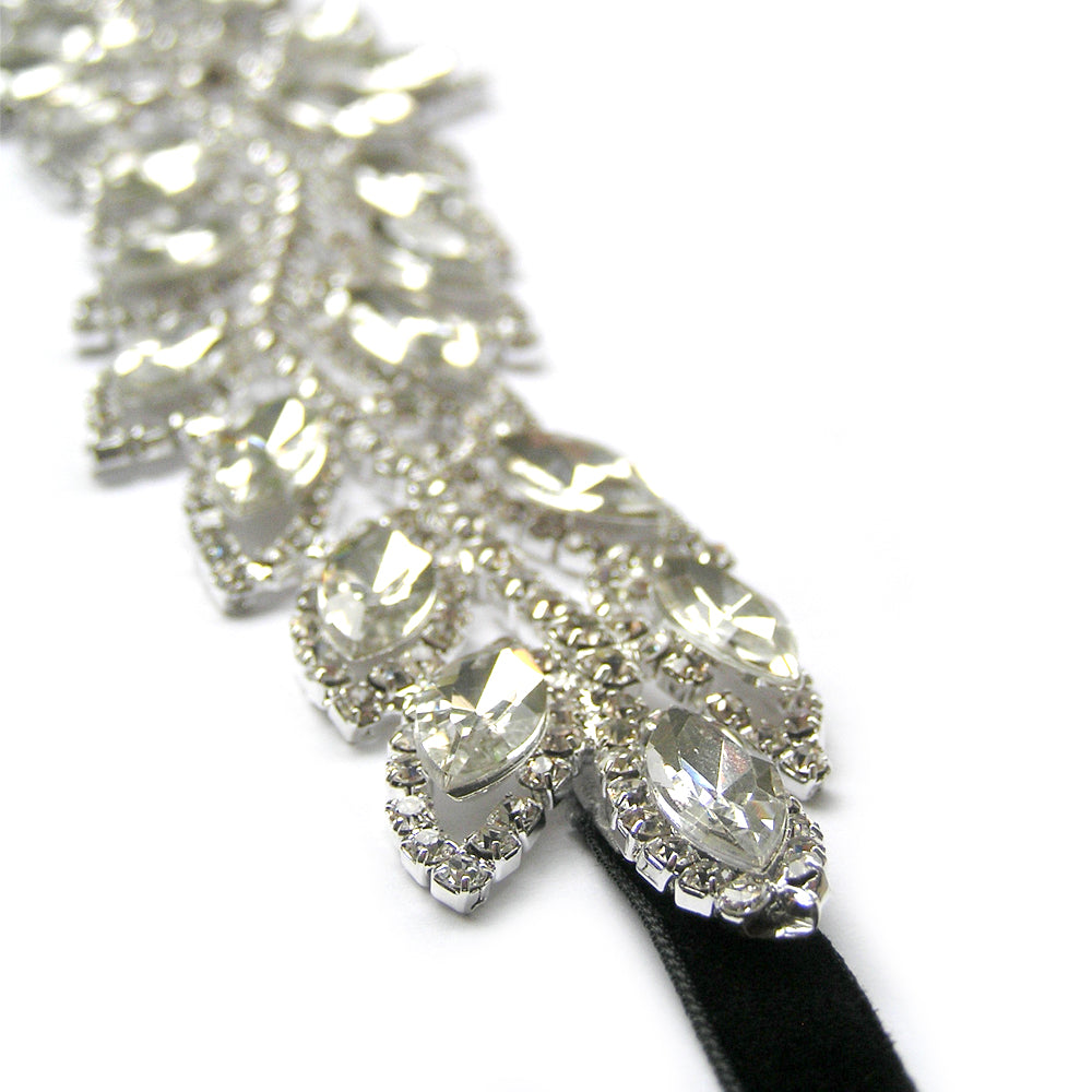 Vine Wedding Headband Bride, Gold Rhinestone Hair piece Wedding, Birthday Party, Boho Hippie