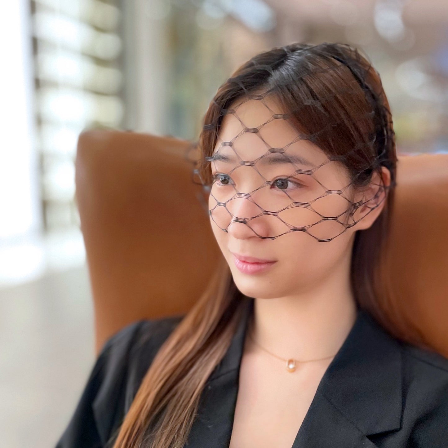 Black Veil Bride Black Veil Funeral Black Birdcage Veil Headband Cocktail Party Photo Shooting