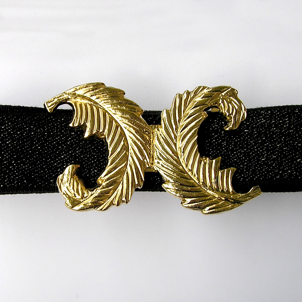 Gold Leaf Belt, Vintage Gold Stretch Belt, Custom Women Fashion Belt Plus Size