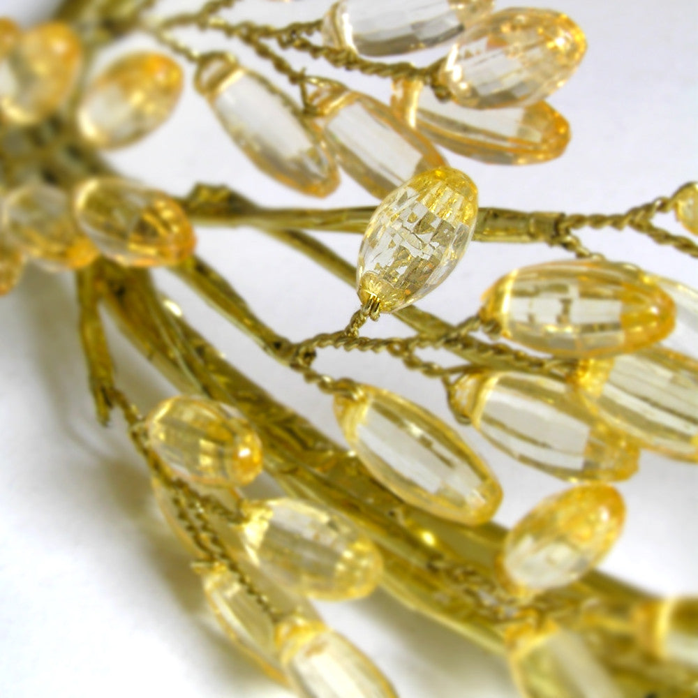 Gold Head Crown, Gold Flower Crown, Gold Hair Accessories