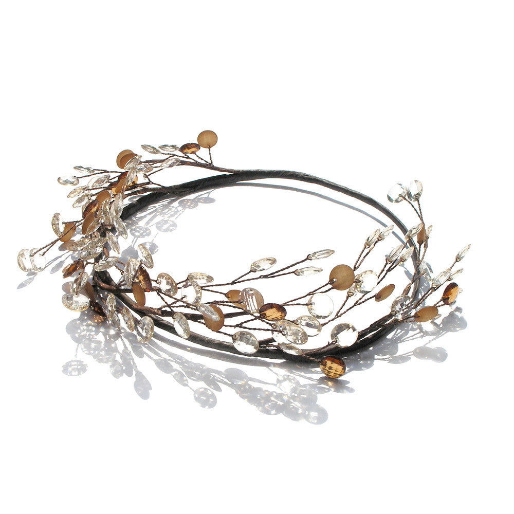 Rustic Wedding Crown, Floral Crown, Hair Vine