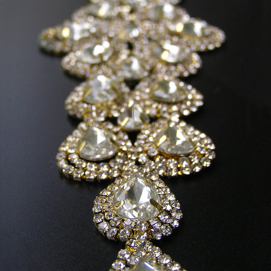 Bridal Wedding Rhinestone Headpiece, Vintage Style Hair Accessories, Classy Hair Jewelry for Wedding