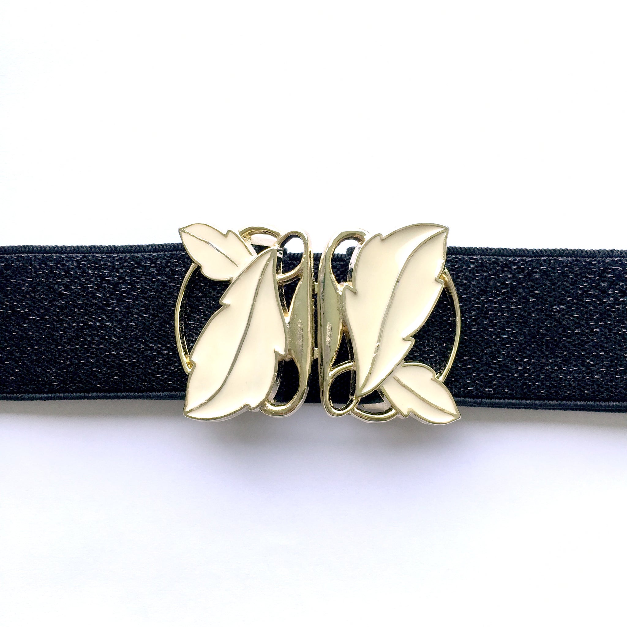 Retro Gold Leaf Belt, Women Black Shiny Belt, Custom Plus Size Belt for Dress