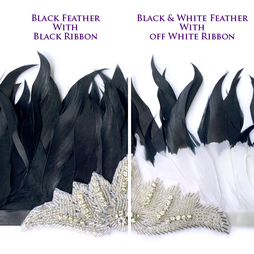 Bohemian Wedding Hair Accessory, Feather Headdress, Feather Headpiece Costume, Boho Chic Jewelry