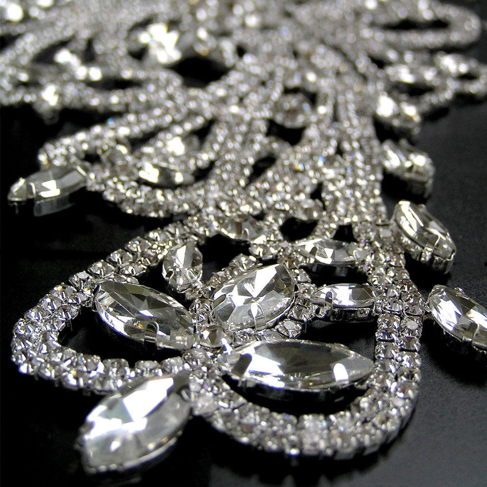 Wedding Statement Hair Accessories, Bridal Hair Accessories, Wedding Rhinestone Headpiece