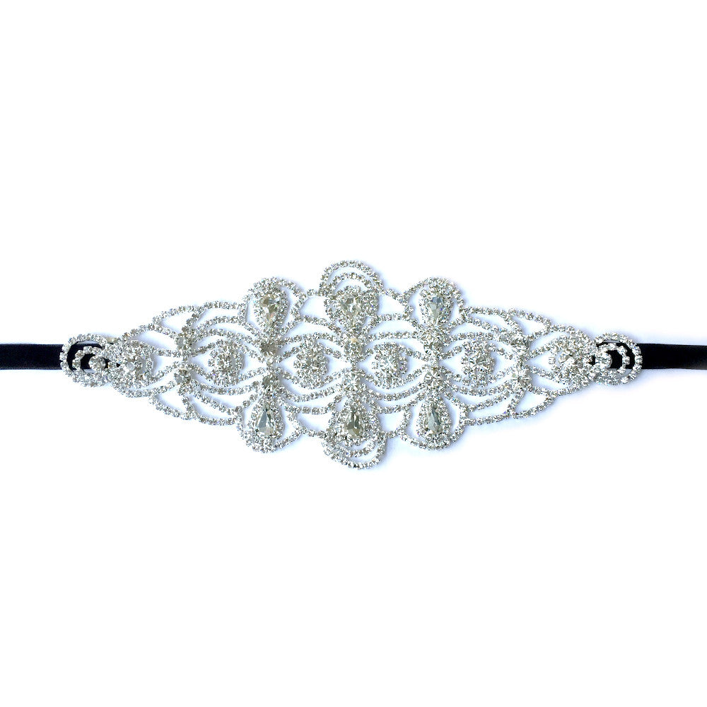 Wedding Head Piece Rhinestone Hair Piece, Bridal Shower, Boho Wedding Hair Accessories