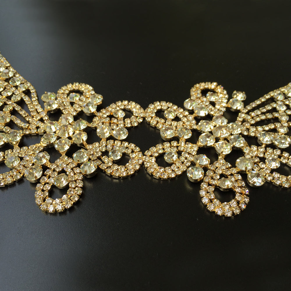 Boda de joyería de pelo vintage, boda de cadena de pelo de plata, peines de pelo vintage Art Déco