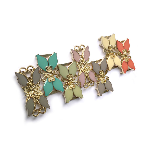 Gold Flower Belt, Custom Elastic Belt with 1970s Vintage Belt Buckle from Japan, Plus Size Belt