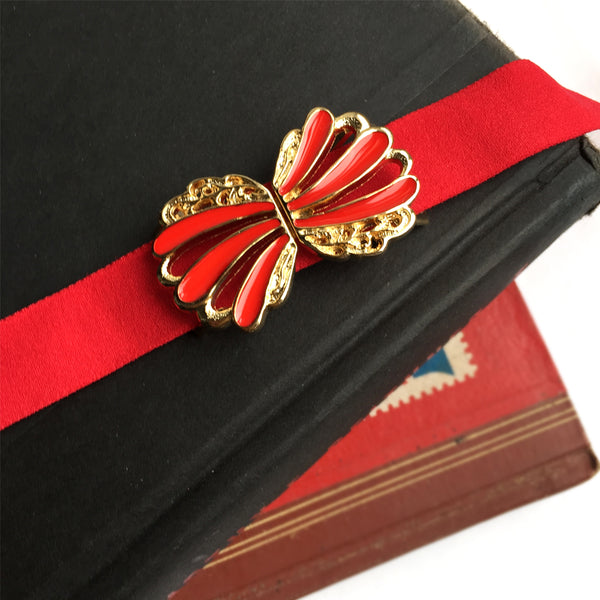 Gold Skinny Belt, Red Elastic Belt, Custom Red Dress Belt