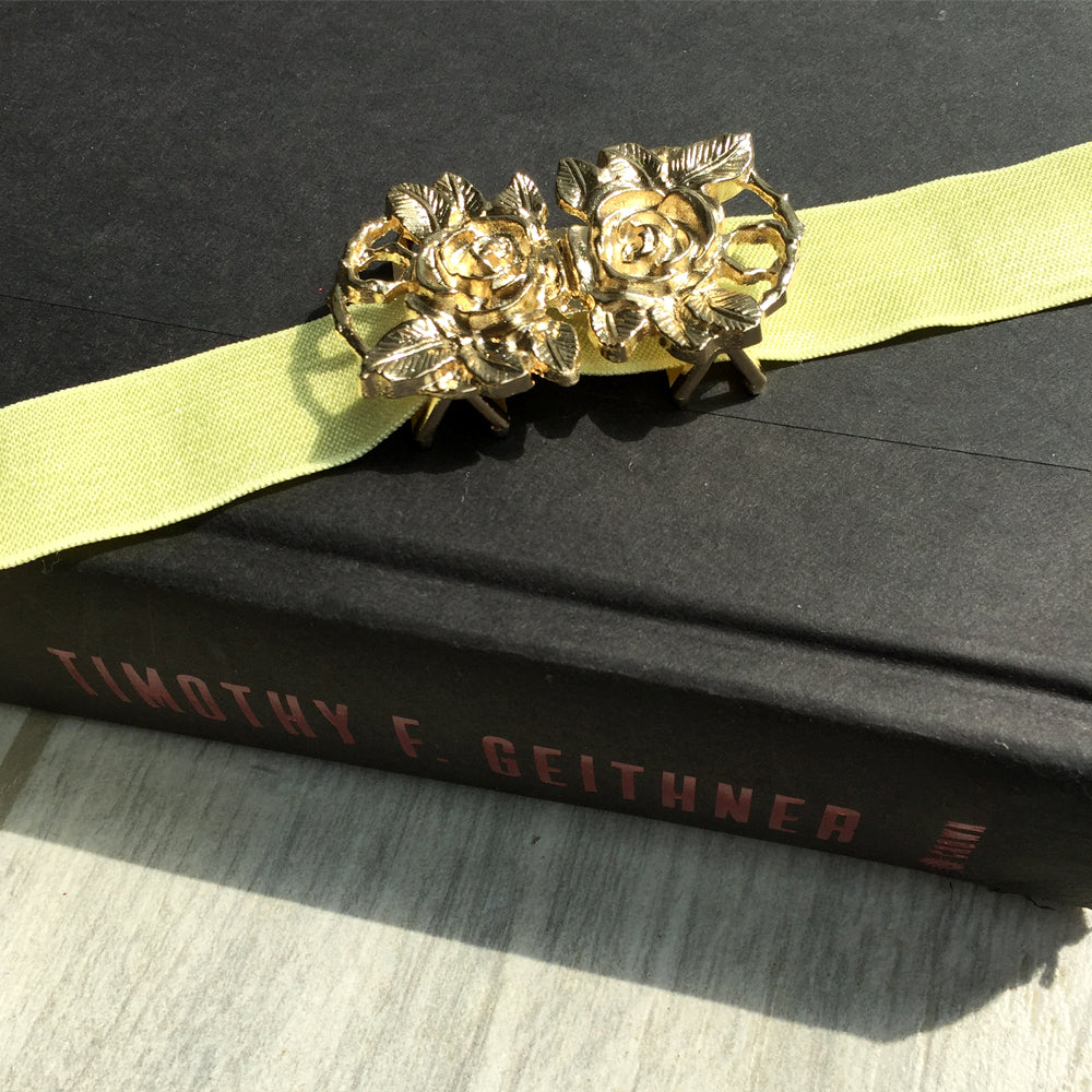 Gold Floral Belt, Flower Belt Buckle, Gold Belt for Dress, Flower Belt for Wedding Dress