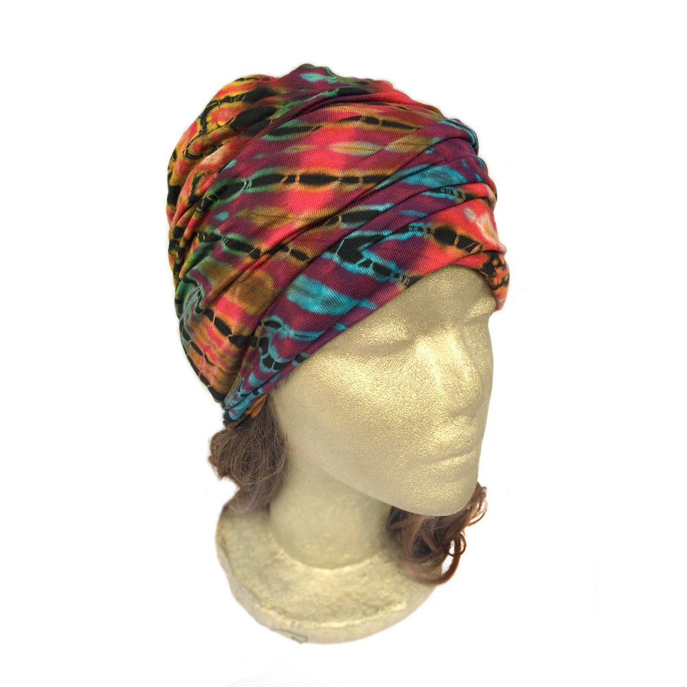 Tie Dye Headband, Extra Wide Scrunch Headband, Wide Headband Wrap
