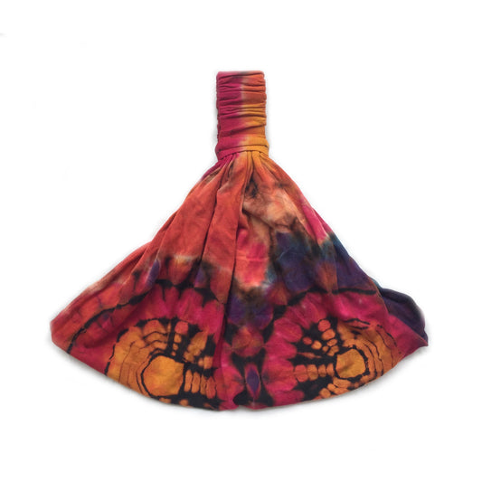 Yoga HeadBand, Tie Dye Cotton Stretchy Jersey Wide Headband, Women's Turban Headband