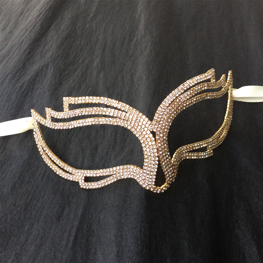 Máscara de Catwoman, Disfraces de Mascarada Femenina, Máscara de Mascarada Dorada