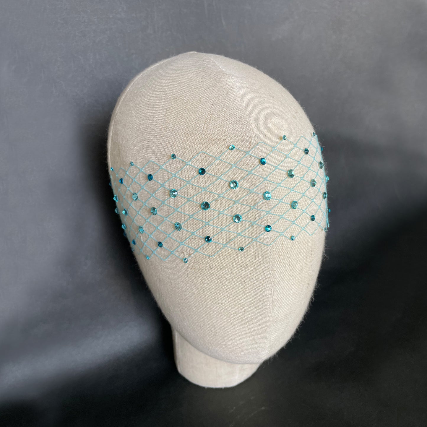 Máscara de velo de mascarada facial, fiesta de bodas con velo de ojos, máscara de velo de cara de cristal, festival de música