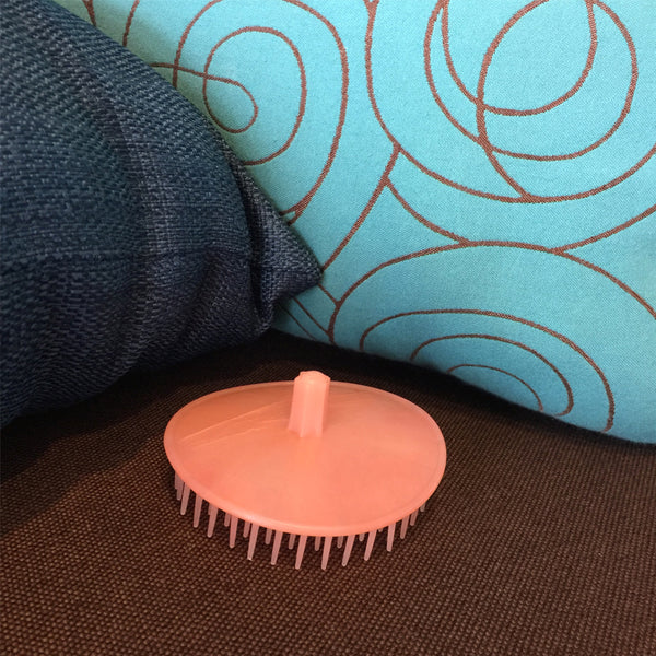 Peine de pelo vintage, cepillo de peine de pelo, cepillo de pelo rosa, tocador de damas, coleccionable, años 60, años 70, años 80