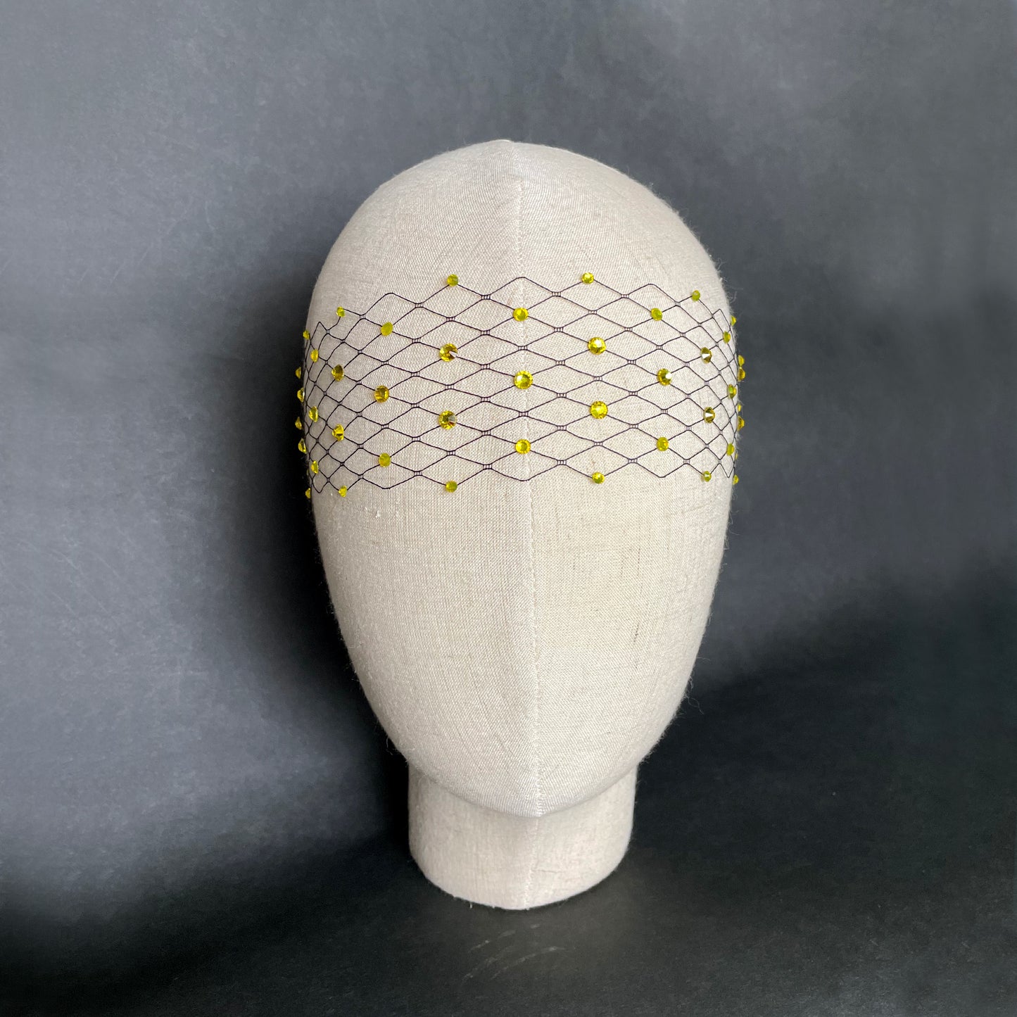 Face Jewelry Crystal, Dance Costume, Crystal Veil Mask, Birdcage Face Accessory