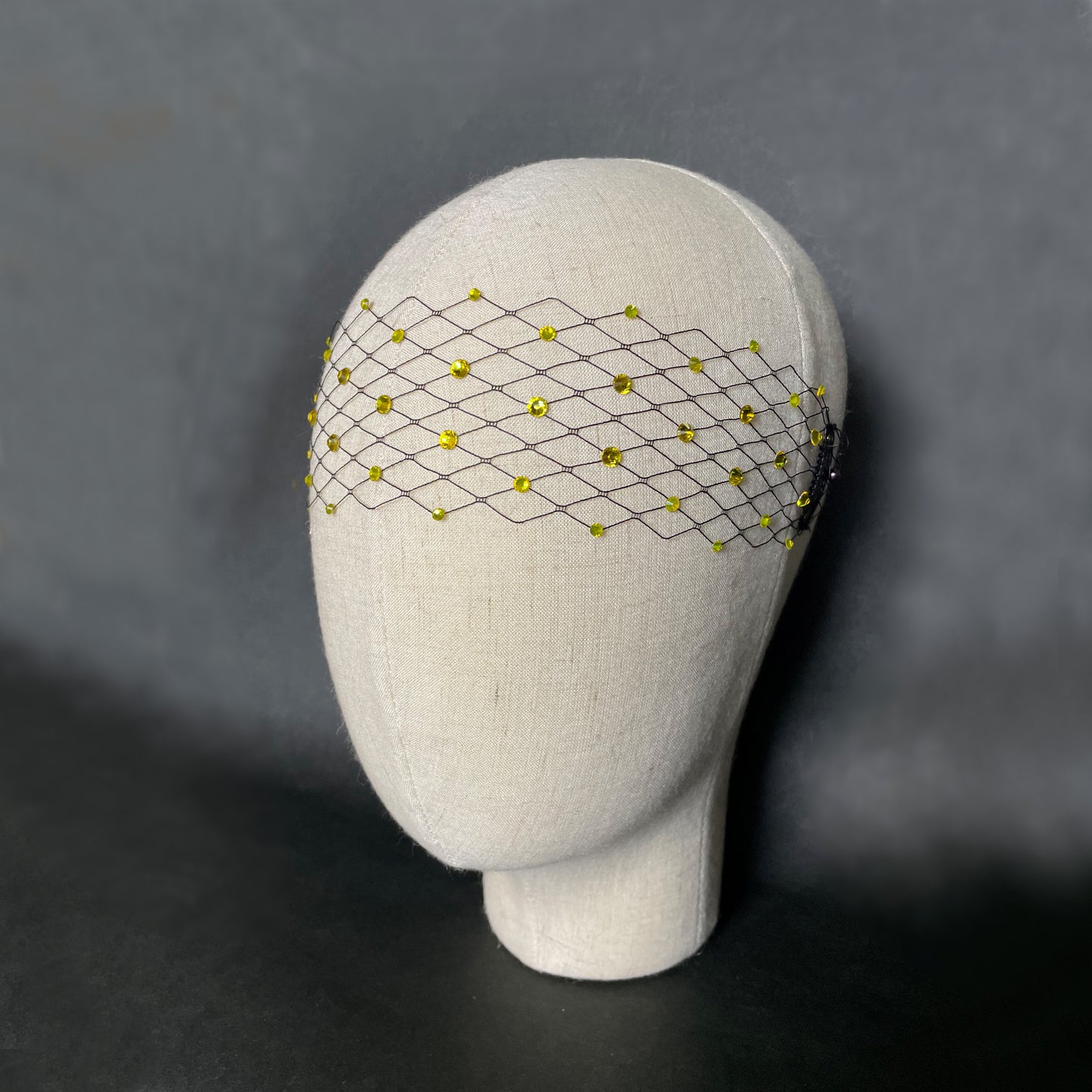 Face Jewelry Crystal, Dance Costume, Crystal Veil Mask, Birdcage Face Accessory