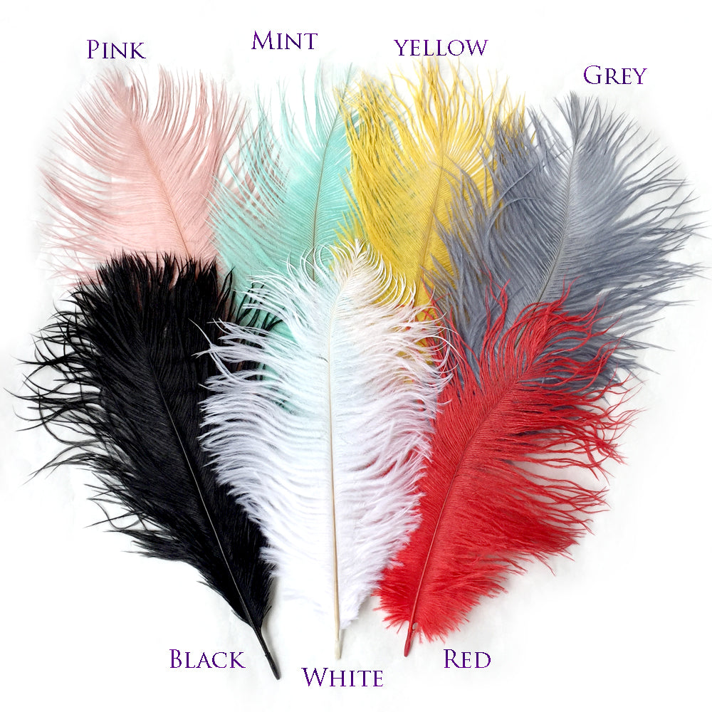 Masquerade Ball Mask, Masquerade Wedding Mask with White Ostrich Feather, Prom Mask, Formal Mask